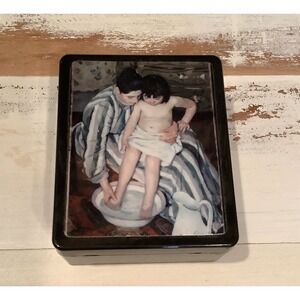 Acrylic Notepad Box "The Childs Bath" Mary Cassatt Art Print